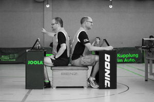 Hochkonzentrierte Schiedsrichter