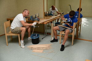 Stefan und Luca sind hochkonzetriert