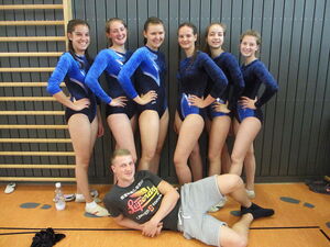 Liska Merbach, Livia Beißer, Meret Wilsch, Désirée Barthel, Jasmin Hart, Laura Friedl und unser FSJler Sebastian Riek