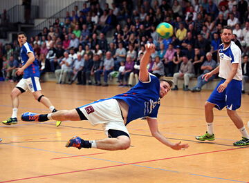 Endlich wieder Handball - bis wir aber wieder volle Hallen haben, wird es noch etwas dauern (Quelle Foto: Handballbezirk Damstadt)
