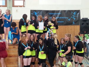 Freude bei der Siegerehrung