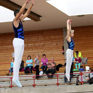 Die neuen Hessenmeister: Felix Fischer (vorne) und Louis Behre