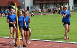 Anfeuerung bei der Staffel