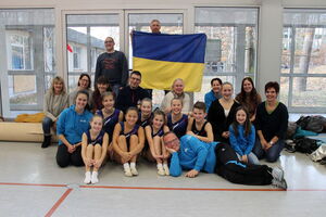 Die Biddelberner Delegation in Frankfurt