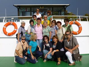 „Schiff Ahoi“ hieß es in Miltenberg: eine Schifffahrt ist immer lustig, vor allem bei tollem Wetter!