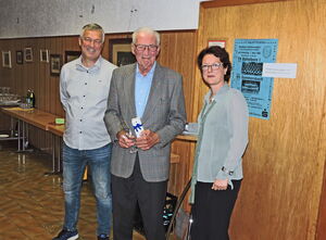 Werner Senßfelder wurde für 50 Jahre Mitgliedschaft geehrt