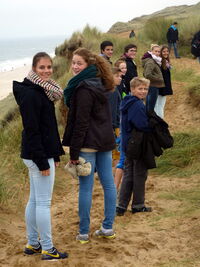 Auf dem Roten Kliff bei Kampen