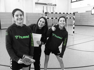 Helfer rund um das Mini-Turnier