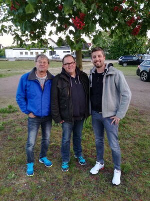 Wolfgang, Kai und Dominik