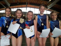 Erfolgreiche Turnmädchen