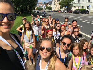 Selfie an der Bushaltestelle