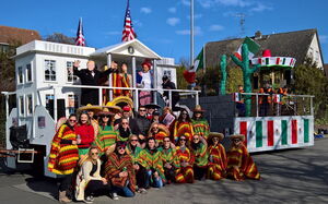Toller Motivwagen unserer Handballer
