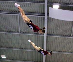 Deutsche Vizemeisterin im Synchronspringe wurde Melissa Baitinger letztes Jahr mit ihrer Partnerin Lisa Korten vomo SV Weiskirchen