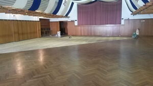 Der erste Abschliff - zwei weitere folgen noch