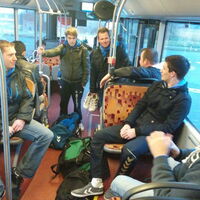 ...mit dem Bus zum Auswärtsspiel