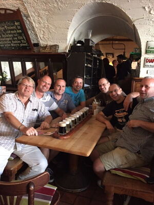 Wolfgang Henn, Stefan Nau, Holger Schilling, Dominik Graf, Oliver Geisler, Martin Brandstetter und Ralf Daum