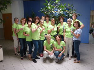 Prösterchen... Anstoßen auf das 25. Volksradfahren