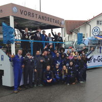 Mal wieder ein gelungener Motivwagen der Handballer vom TVB