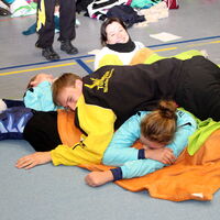 Chillen in der Wettkampfpause