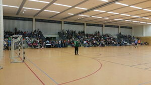 Gut besucht war die Büttelborner Sporthalle am Kerwefreitag