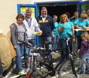 Katja D' Addona ist die Gewinnerin des Damenrades